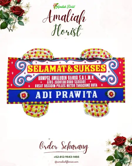 Papan Bunga Ucapan Selamat Wadasmalang